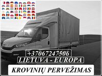 Baldų ir daiktų pervežimo paslauga Lithuania - Europe -