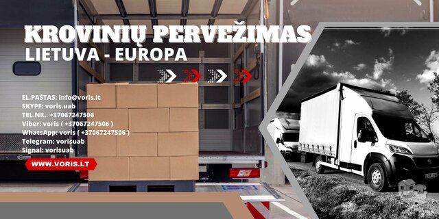 Siūlome savo transporto ir ekspedijavimo paslaugas Lithuania -