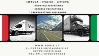 GREITASIS - EXPRESS PERVEŽIMAS LIETUVA -- ITALIJA  -- LIETUVA *