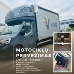 Motociklų pervežimas - transportavimas, vežimas Lithuania -