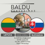 SLOVAKIJA -- Lietuva - Baldų Pervežimas ( BALDAI )  LIETUVA -