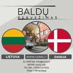 BALDŲ PERVEŽIMAS IŠ DANIJOS Į LIETUVĄ ! LIETUVA - DANIJA -