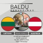 Austrija / BALDŲ PERVEŽIMAS - PERKRAUSTYMAS  ! LIETUVA -