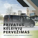 Naujais mikroautobusais Privatūs pervežimai klientų į ORO UOSTUS