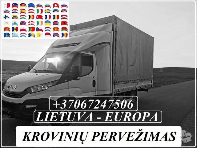 Vietinis ir tarptautinis krovinių pervežimas Lietuva - EUROPA -