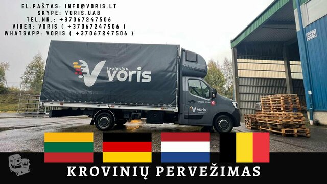Parodų Logistika - iš Vokietijos / Olandijos / Belgijos į Lietuv