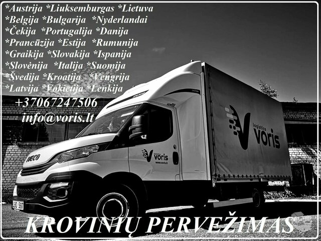Krovinių gabenimas Europoje, vietiniai pervežimai Lithuania -