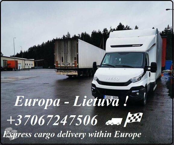 KROVINIŲ PERVEŽIMAI MIKROAUTOBUSAIS, AUTOTRANSPORTU. EXPRESS