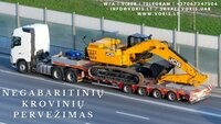 Negabaritinių krovinių pervežimas Europoje  Lithuania - Europe -
