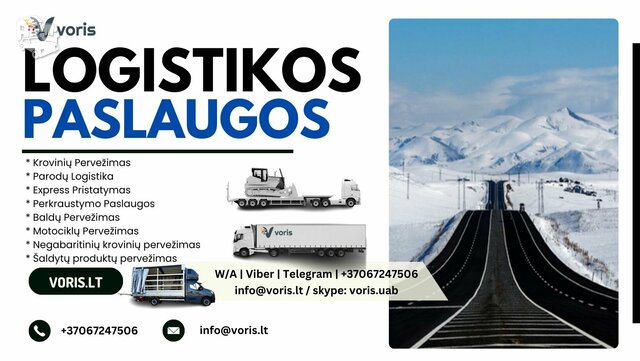 Tarptautinių krovinių pervežimas paletėmis Lithuania - Europe -