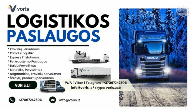 Kokybiškas ir greitas krovinių pervežimas Lithuania - Europe -