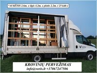 LIETUVA - POLAND EXPRESS BALDŲ,ĮRANGOS SKUBIŲ / DEGANČIŲ Krovini