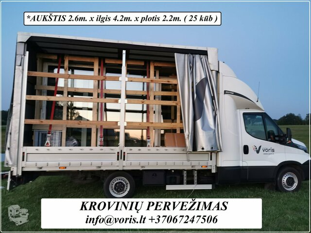 LIETUVA - POLAND EXPRESS BALDŲ,ĮRANGOS SKUBIŲ / DEGANČIŲ Krovini