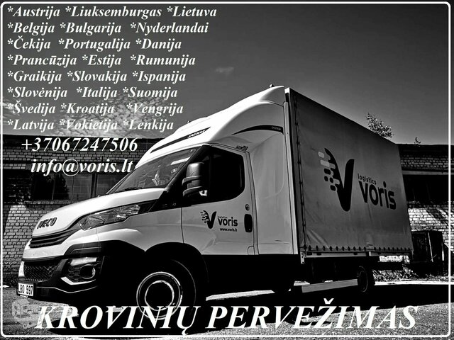 Krovinių pervežimas Europos maršrutais Lithuania - Europe -