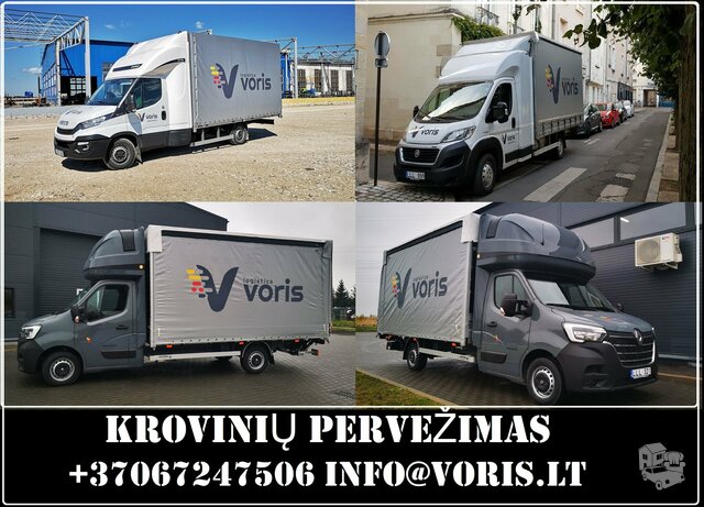 Krovinių gabenimas auto transportu Lithuania - Europe -