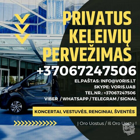 PRIVATŪS KELEIVINIAIS MIKROAUTOBUSAIS PRIVAČIŲ KELEIVIŲ EXPRESS