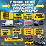 3-6m ilgio priekabų nuoma +37062387452 arba +37064614499 www
