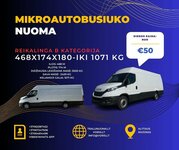 NAUJŲ MIKROAUTOBUSŲ NUOMA +37062387452 arba +37064614499 www