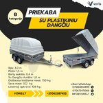 Su Dangčiu Priekabų nuoma +37062387452 arba +37064614499 www