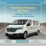 Sėdimos vietos: 8+1 / Keleivinių Mikroautobusiukių Nuoma !