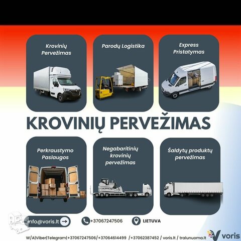 Lietuva - Lenkija- Lietuva skubių,expres krovinių pervežimai,