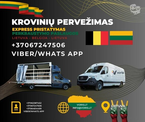 Parodų Logistika ----LIETUVA - BELGIJA - LIETUVA
