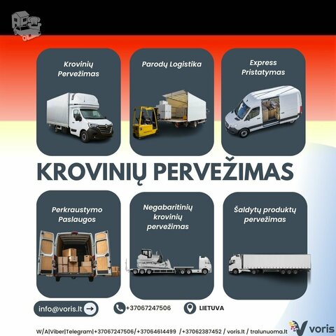 Pristatymas sutartu laiku, saugiai ir atsakingai skubių,expres