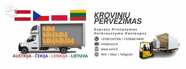 Iš Austrijos / Čekijos / Lenkijos į Lietuvą * Krovinių Perve