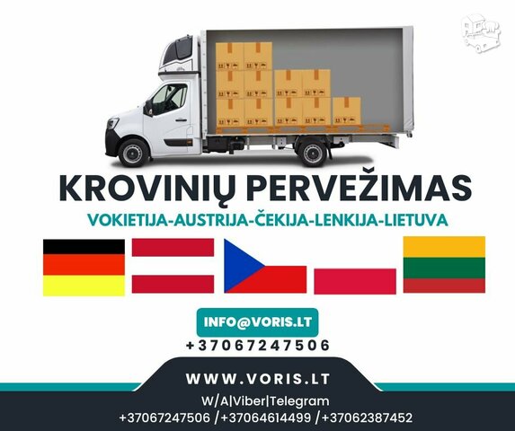 Baldų pervežimas KROVINIŲ PERVEŽIMAS ŠIĄ SAVAITĘ! Turime laisvų