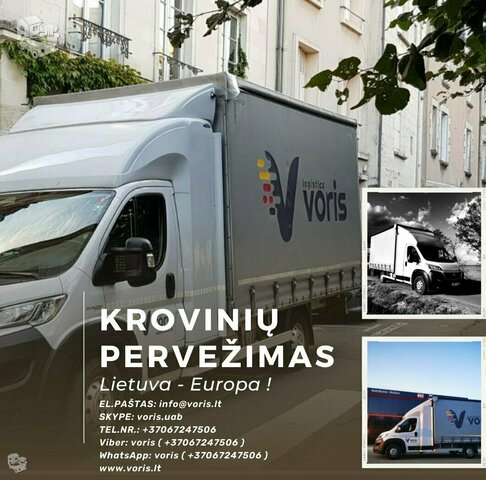 Kroviniai Lietuva – Europa – Skandinavija. Ekspres pervežimai –