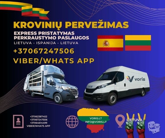 LIETUVA – ISPANIJA – LIETUVA Greitai. Patikimai. Profesionaliai.