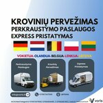 BELGIJA - Krovinių pervežimas į Lietuvą, Latviją, Estiją Renkame