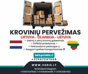 LIETUVA – TILBURGAS – LIETUVA Perkraustymai, siuntos, baldai –