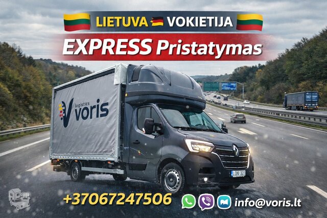 Express krovinys - Lietuva - Vokietija Mes siūlome: Dalinių
