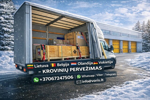 Labai greitas krovinio pristatymas - Lietuva Belgija –