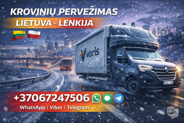 EXPRESS TRANSPORTAS - LIETUVA – LENKIJA – LIETUVA KROVINIŲ PERVE