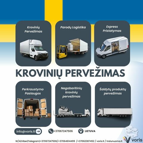 SVEDIJA Krovinių pervežimas