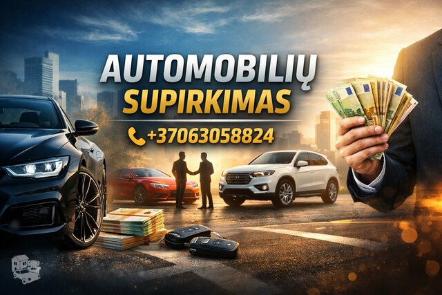 Automobiliu supirkimas panevežyje ir visoje lietuvoje