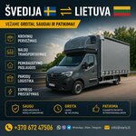 ŠVEDIJA LIETUVA Vežame greitai, saugiai ir patikimai! Krovinių
