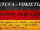 Teikiame tarptautinio perkraustymo paslauga LT - DE – LT