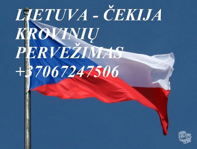 Tarptautiniai perkraustymai Lietuva-ČEKIJA-Lietuva
