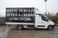 Perkraustymas į/iš SERBIJOS!