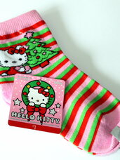 Kalėdinės kojinės mergaitėms "HELLO KITTY"