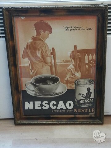 Sena kavos reklama