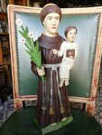 Medinukas.Šv Antanas 44cm.    370e