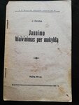 Jaunimo blaivinimas per mokykla 1931m