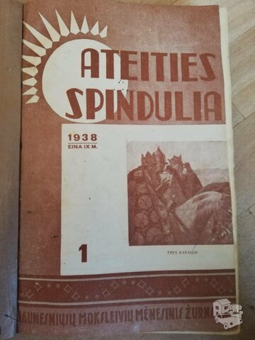 Ateities spinduliai 1938m 12nr.1939m 5nr