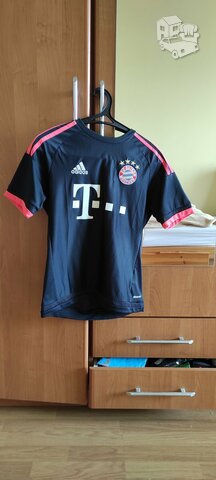 Adidas Bayern paaugliški futbolo marškinėliai