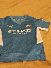 Manchester City vaikiški futbolo marškinėliai