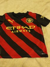 Puma Manchester City Haaland vaikiški futbolo marškinėliai